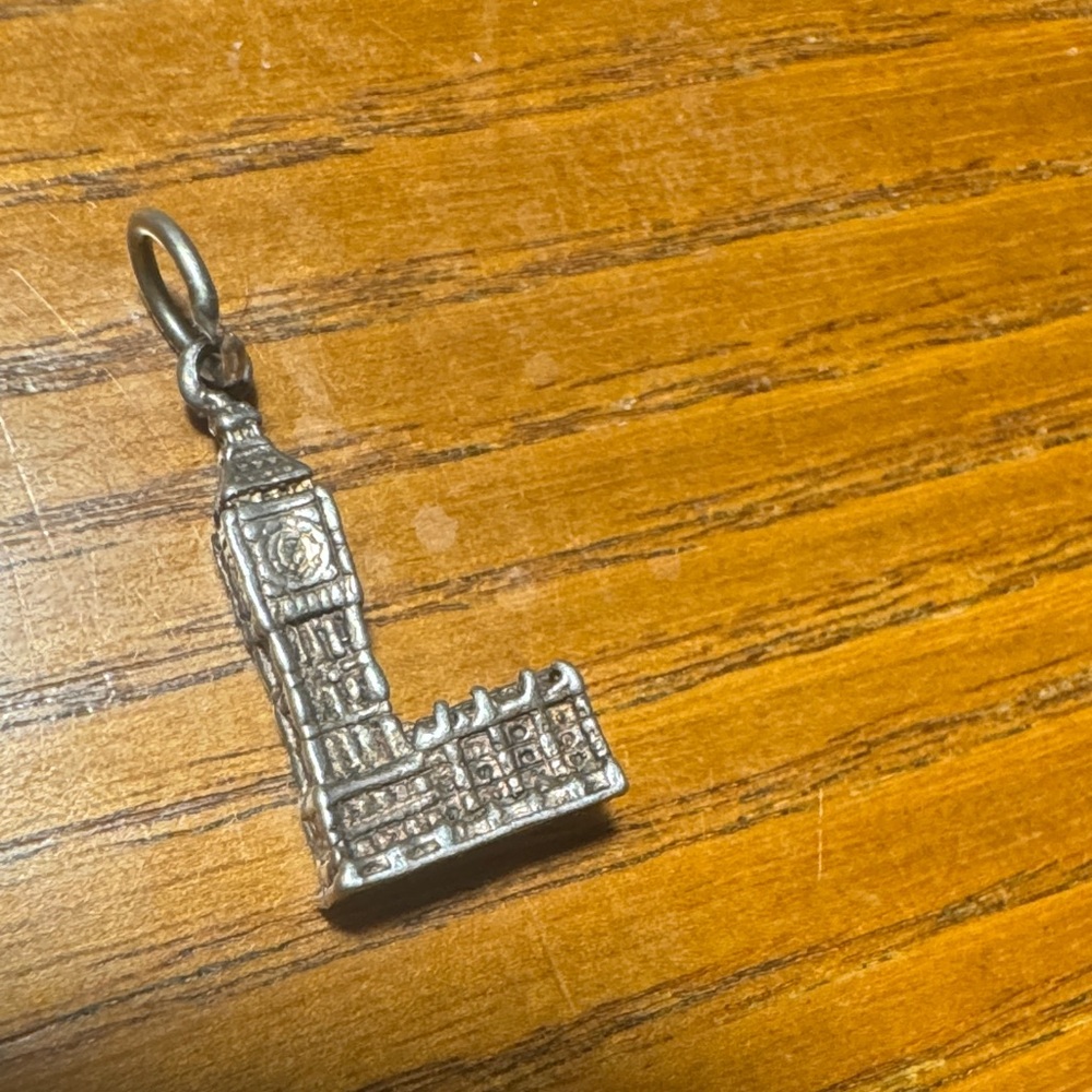 Silver Big Ben Charm